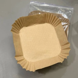 Квадратні пергаментні форми для аерогриля / духовки / мультипечі Disposable Paper одноразовий папір для випічки / м'яса / риби / овочів, 20х16х4.5 см, 25 шт, бежеві (101407462) фото від покупців 2