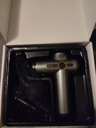 Перкуссионный массажный Пистолет на аккумуляторе Massage Gun для всего Тела с 6 Массажными Головками, 6 режимов, 18W (CG18)