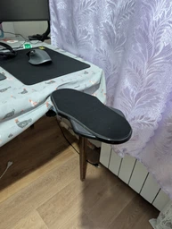 Подставка-подлокотник под руку для компьютерного стола Черный фото от покупателей 6
