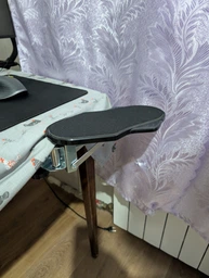 Подставка-подлокотник под руку для компьютерного стола Черный фото от покупателей 5