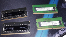 Оперативная память Kingston Fury SODIMM DDR4-3200 32768MB PC4-25600 (Kit of 2x16384) Impact Black (KF432S20IBK2/32) фото от покупателей 5
