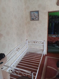 Ліжко металеве односпальне 120x190 Метакам Верона люкс Червоний лак