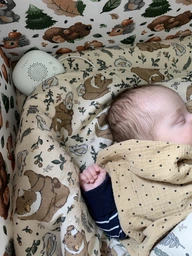 Дитячий безпровідний маленький генератор білого шуму на акумуляторі світлодіодний нічник для новонароджених білий шум для сну швидкого засинання і спокійного сну дітей колискові пісні для малюка білий