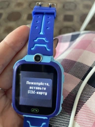 Детские смарт часы-телефон Aishi Q12 с GPS, родительским контролем и прослушиванием Pink (15330) фото от покупателей 2