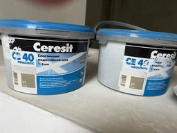 Затирка для швів Ceresit CE 40 Trend Collection 145 2 кг (відро) Мигдальний горіх (CR2444697) фото от покупателей 5