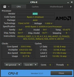 Процессор AMD Ryzen 5 3500X 3.6GHz/32M (100-000000158) sAM4, tray фото от покупателей 2