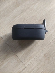 Силіконовий чохол для навушників OPPO Enco Buds2 Pro, Hang Case, чорний, ультратонкий захисний кейс товщиною 2 мм, захист від подряпин, пилу та ударів, компактний, з карабіном для кріплення, ArmorStandart (ARM79935) фото від покупців 2