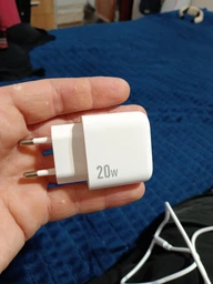 Швидка зарядка для iPhone 8/X/11/12/13/14 Комплект Кабель Type-C Lighting Блок живлення USB-C (Type-C) + USB Hoco 18W White фото від покупців 5
