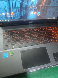 Ноутбук Acer Aspire 7 A715-76G-51C4 (NH.QN4EU.003) Charcoal Black / Intel Core i5-12450H / RAM 8 ГБ / SSD 512 ГБ / nVidia GeForce RTX 2050, 4 ГБ / Підсвітка клавіатури фото від покупців 4