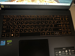 Ноутбук Acer Aspire 7 A715-76G-51C4 (NH.QN4EU.003) Charcoal Black / Intel Core i5-12450H / RAM 8 ГБ / SSD 512 ГБ / nVidia GeForce RTX 2050, 4 ГБ / Підсвітка клавіатури фото від покупців 2