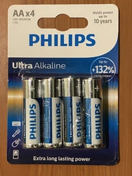 Батарейка Philips Ultra Alkaline AA BLI 2 (LR6E2B/10) фото от покупателей 11