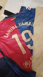 Форма футбольна дитяча Lamine Yamal (Ламін Ямаль) 19 Barcelona 24/25, р. 18 зріст 100-110 см. червоний-синій фото от покупателей 4