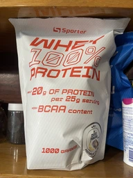 Протеїн Sporter Whey 100% Protein 1 кг Шоколад (4820249721872)