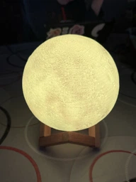 Ночник 3D светильник луна Moon Touch Control 15 см, 5 режимов фото от покупателей 4