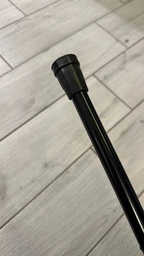 Регульована алюмінієва тростина для ходьби з петелькою на руку Stick телескопічна складна опорна палиця - милиця для реабілітації / людей похилого віку, 92 см, чорний (104007866) фото від покупців 2