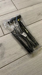 Регульована алюмінієва тростина для ходьби з петелькою на руку Stick телескопічна складна опорна палиця - милиця для реабілітації / людей похилого віку, 92 см, чорний (104007866)