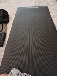 Коврик спортивный Cornix NBR 183 x 61 x 1 cм для йоги и фитнеса XR-0013 Black фото от покупателей 8
