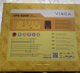 Блок питания Vinga 500W (VPS-500B)