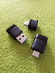 OTG адаптери 3 в 1 Type-C USB-A Micro USB Essager ES-OTG33 чорний