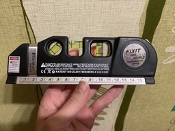 Рівень лазерний, рулетка, лінійка Fixit Laser 4 В 1 фото от покупателей 1