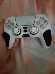 Качественный защитный силиконовый чехол Rubber Protective (Black/Pink) для геймпада DualSense Sony PlayStation 5 (PS5) + накладки на стики [466129489] фото от покупателей 1