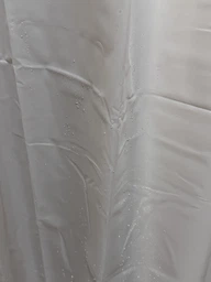Шторка - занавеска для ванной WOKO Bianco с кольцами 240x200