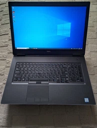 Мобильная рабочая станция Dell Precision 7740 / 17.3" (3840x2160) IPS / Intel Core i7-9850H (6 (12) ядер по 2.6 - 4.6 GHz) / 32 GB DDR4 / 256 GB SSD + 1000 GB SSD / AMD Radeon Pro WX 7130, 8 GB GDDR5, 256-bit / WebCam / Win 11 Pro б/у