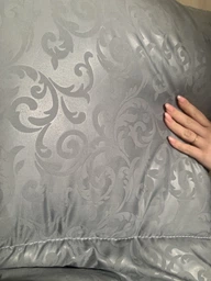Набор Хлопковый MirSon Супер Теплый №9037 Eco Light Gray (одеяло 140x205 см + подушки 50х70 средние) (2200005993392) фото от покупателей 1