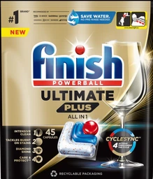Пігулки для посудомийних машин FINISH Powerball Ultimate Plus All in 1 Lemon 110 шт.