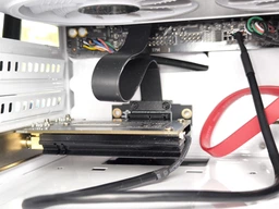 Райзер гнучкий REV 3.0 шлейф PCI-E 3.0 1x -> 1x 90 на 90 градусів 20 см (683677195-11) Чорний фото від покупців 1