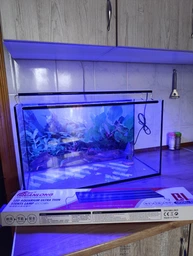 LED-светильник широкий для аквариума Quanlong в Черном корпусе QL-60B, 60 см фото от покупателей 1
