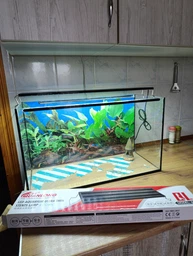 LED-светильник широкий для аквариума Quanlong в Черном корпусе QL-60B, 60 см