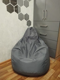 Крісло Мішок Груша Оксфорд Флекс 120х85 Студія Комфорту Синій (Waterpoof) фото від покупців 3
