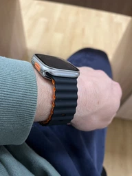 Силіконовий ремінець Fruct Ocean для Apple Watch 42/44/45/46/49 mm White Black