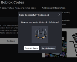 Roblox: Knife Crown - Murder Mystery 2