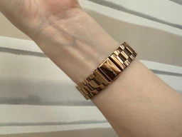 Ремінець металевий Mi Jobs Plus з металевим кріпленням для Xiaomi Mi Smart Band 10/9/8 Rose Gold (mrk3458) фото від покупців 12