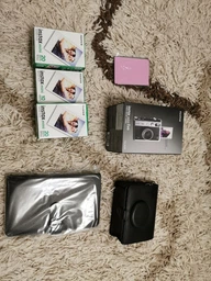 Подарочный набор камера Fujifilm Instax Mini EVO Brown, Фотобумага 50шт, Чехол, Фотоальбом 108 фото Коричневий (Подарочная упаковка)