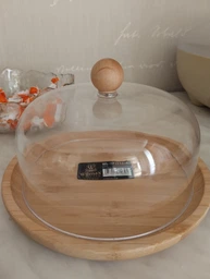 Доска сервировочная Wilmax Bamboo круглая 20.5 см (WL-771032)