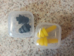 Беруши универсальные для плавания и от шума в пластиковом футляре Earplugs Yellow (желтый) фото от покупателей 7
