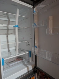 Холодильник с нижней морозильной камерой Whirlpool W7X81OOX0, 2 двери, 231л, 104л, A+, NF, Дисплей, Нержавеющая сталь (W7X81OOX0) фото от покупателей 4