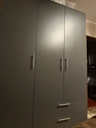 Шкаф распашной Roko Greece 3Д2Я 1350х520х1950 Серый (20200048503)