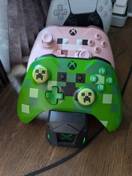 Силіконові накладки на стіки Minecraft Creeper для геймпадів Sony DualShock PS4 / DualSense PS5 / Xbox Series|One (2шт.) 408053955 фото від покупців 1