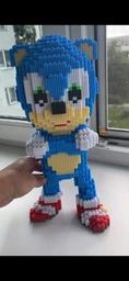 Детский 3D-конструктор Magic Blocks "Sonic" 4000 деталей фигурка ежика Соник 35 см фото от покупателей 1
