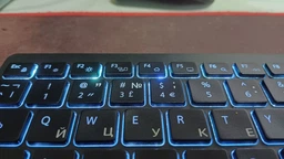 Клавиатура беспроводная Canyon HKB-W11 Slim Dual Mode Wireless/Bluetooth RGB EN/RU Grey (CNS-HBTK11G) фото от покупателей 4