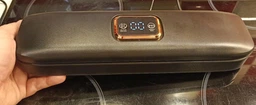 Вакуумний пакувальник для дому кухні з ножем різаком Vacuum Sealer вакууматор для їжі продуктів харчування сухих та вологих овочів та м'яса прилад для пакування харчів вакуумні пакувальники комплект гофровані пакети 10 шт HZ-001 фото від покупців 2