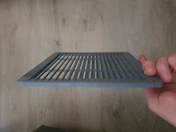 Решетка вентиляционная накладная пластиковая AirRoxy 200x200 grey серая 02-320 фото от покупателей 1