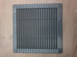Решетка вентиляционная накладная пластиковая AirRoxy 200x200 grey серая 02-320