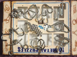 Набір металевих головоломок Eureka 10 Metal Puzzles Синій фото від покупців 1