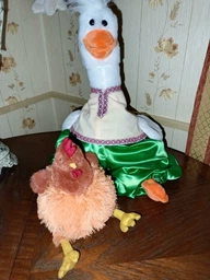 Мягкая игрушка курица Jeycat Hen мультяшная кукла-петух, 23 см, Velice фото от покупателей 1