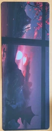 Игровая поверхность игровой коврик для мыши мышки и клавиатуры U&P XL 800x300x3 мм Control Speed противоскользящий с прошитыми краями для ПК ноутбука работы и гейминга Moonlit Cherry